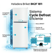 Heladera Briket BK2F 1811 Blanca 350 Litros Ciclica